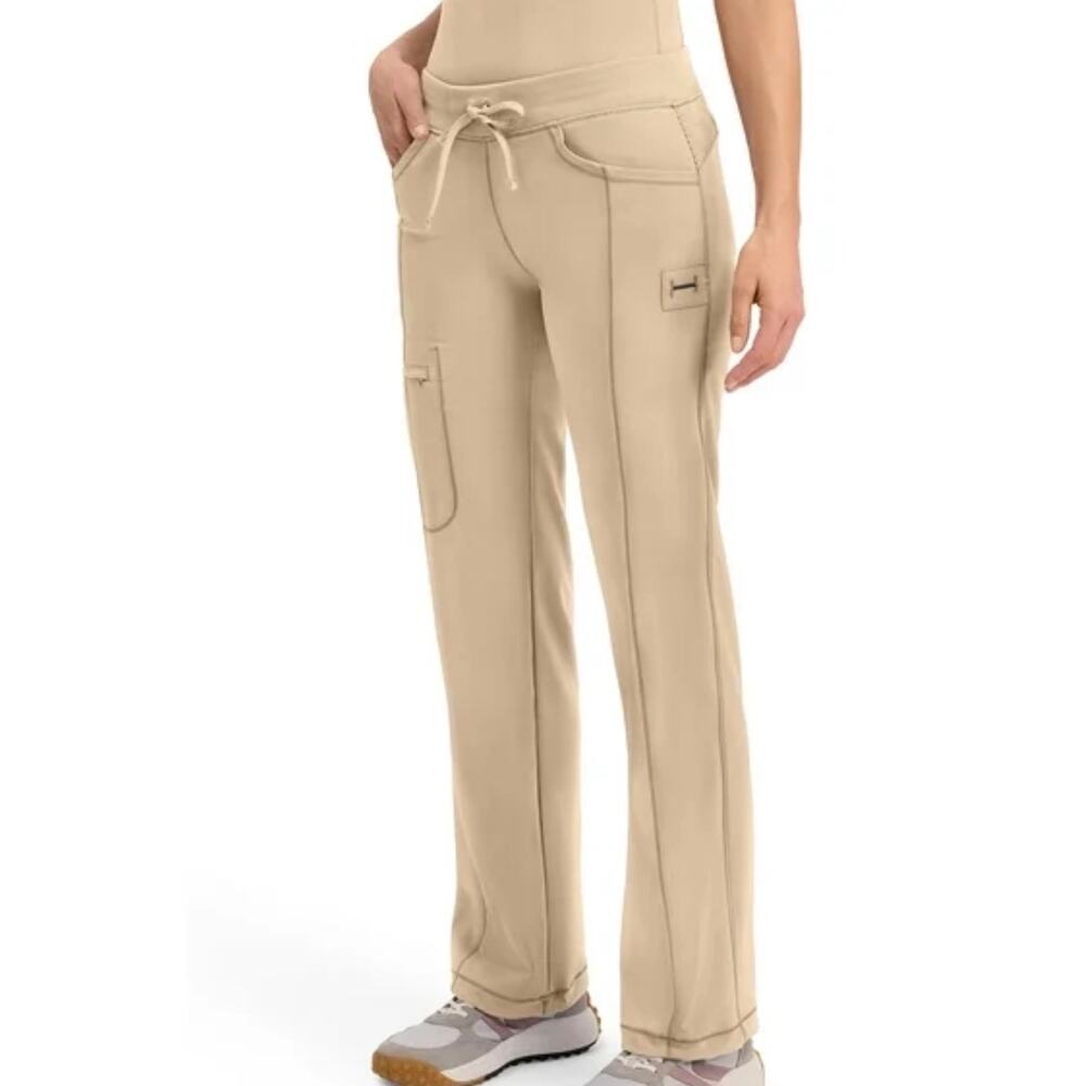 Infinity by Cherokee Low Rise Straight Leg Drawstring Scrub Pants Medium Petite